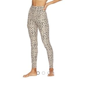 Beach Riot Tan and Black Spotted Leggings